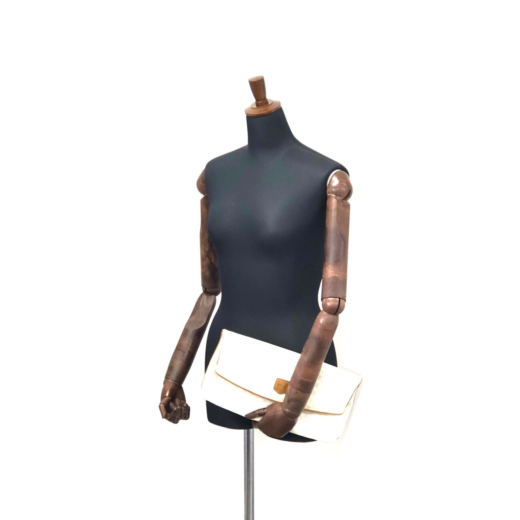 VINTAGE CELINE セリーヌ マカダム クラッチバッグ PVCレザー VINTAGE CELINE/セリーヌ】マカダム クラッチバッグ（クラッチ