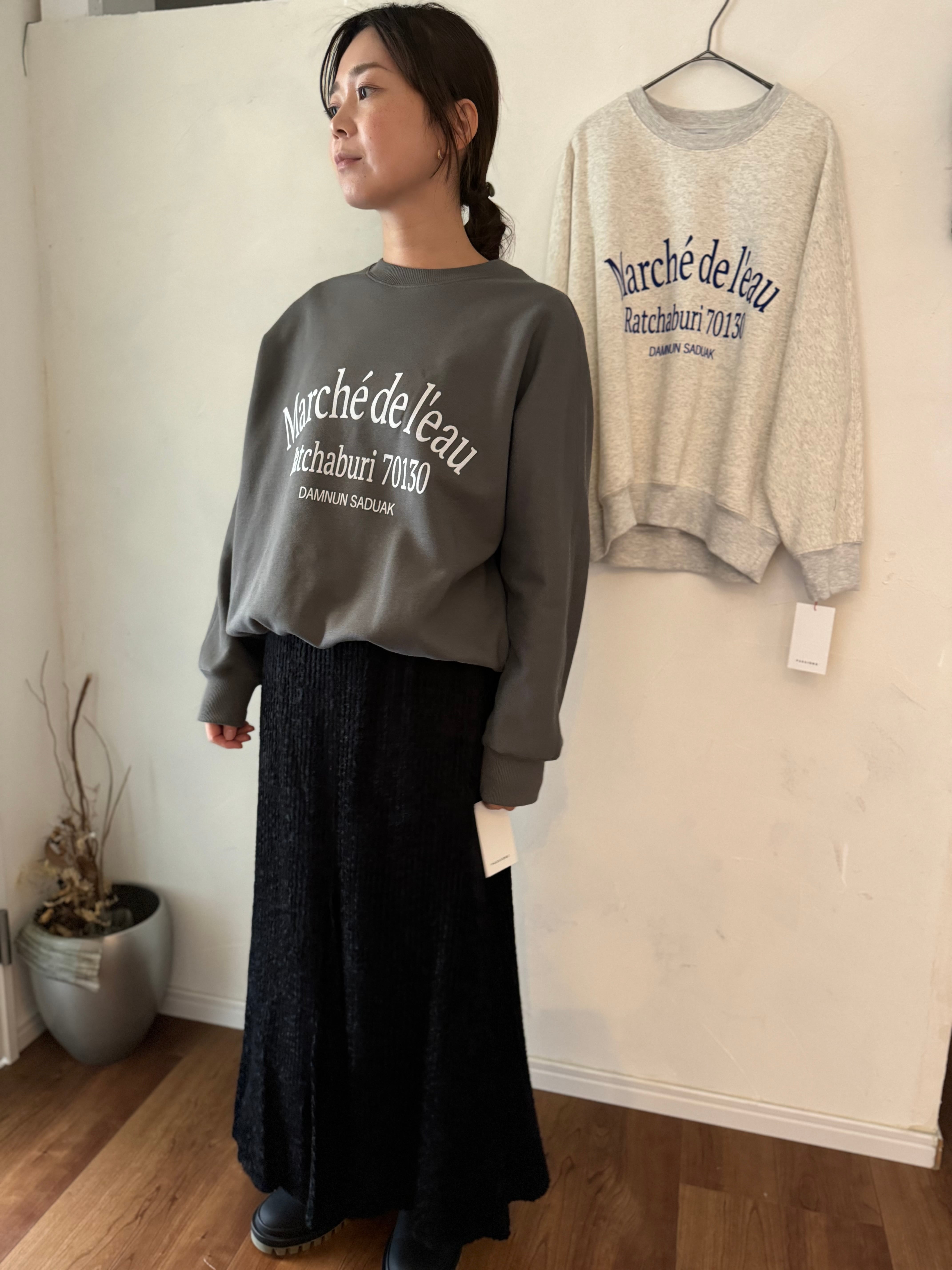 【PASSIONE】裏起毛ロゴスウェット