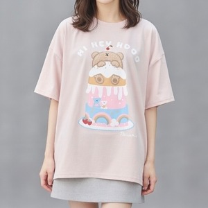 Nanuk.のケーキパティスリー刺繍Tシャツ – ケーキタワー×もこもこ Nanuk♡