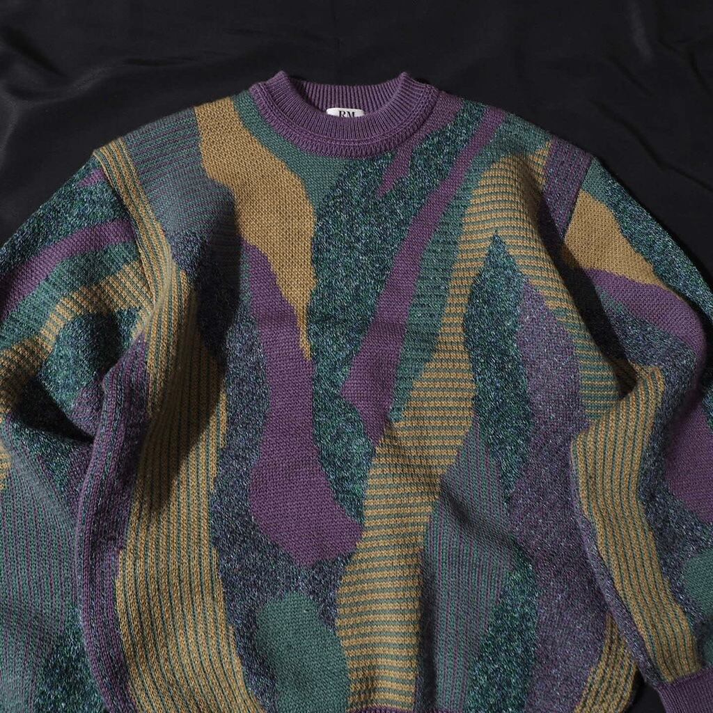 陽炎 - Bewitching aura embbossed art knit