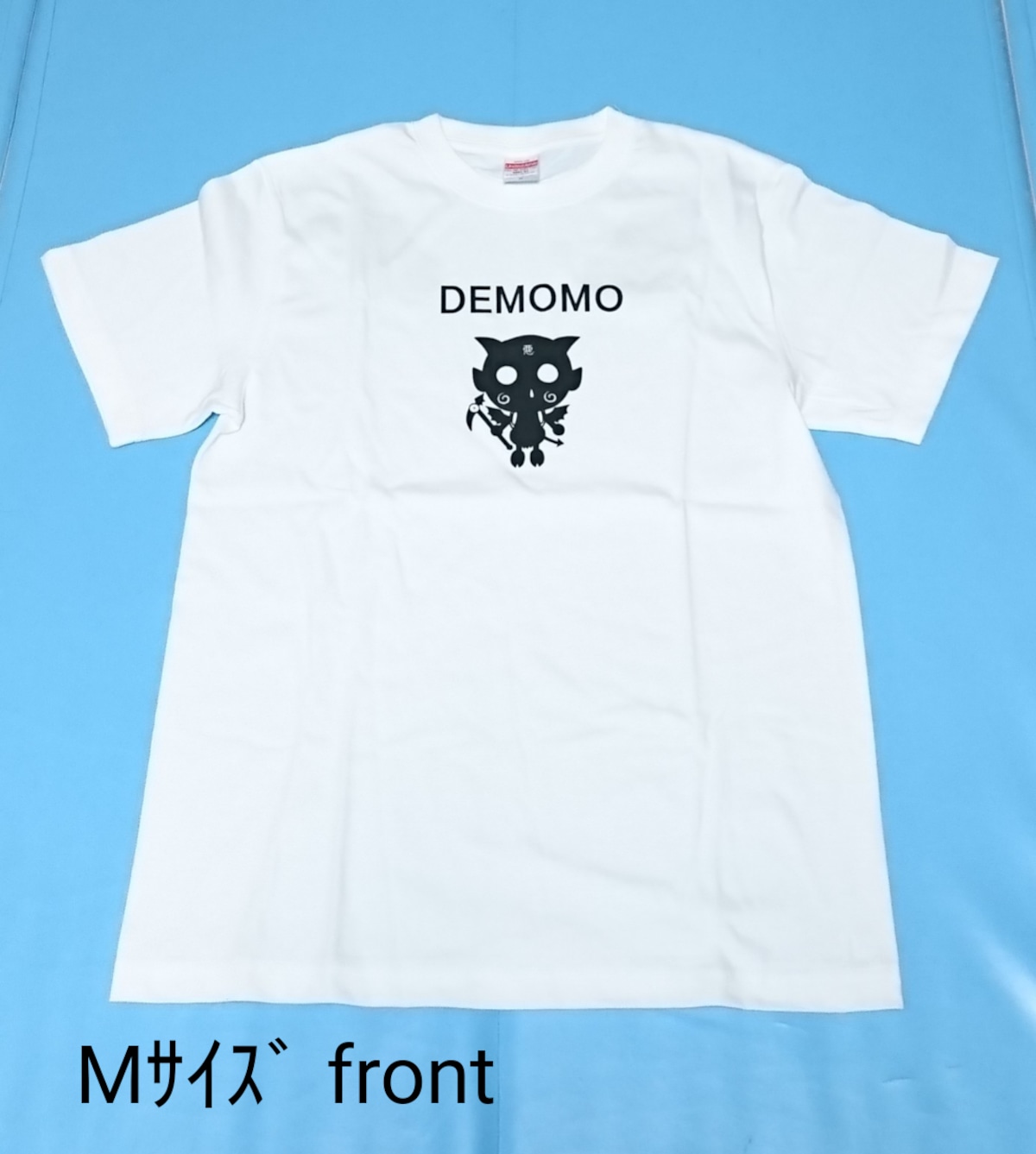 デモモオリジナルTシャツ シャドー 白Tシャツ 悪魔の羽根 | TENTEN COMPANY