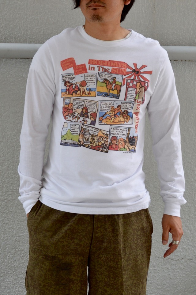 IMAGE CLUB LTD SAMPLE T "SEX PISTOLS" JAMIE REID DESIGN 4th "HOLIDAYS IN THE SUN" MADE IN USA イメージクラブ セックスピストルズ ジェイミーリード