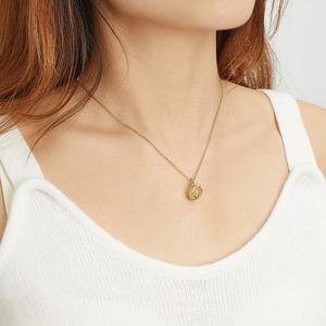 おしゃれ 7色カラー カスタマイズ 蝶々 シルバー ネックレス