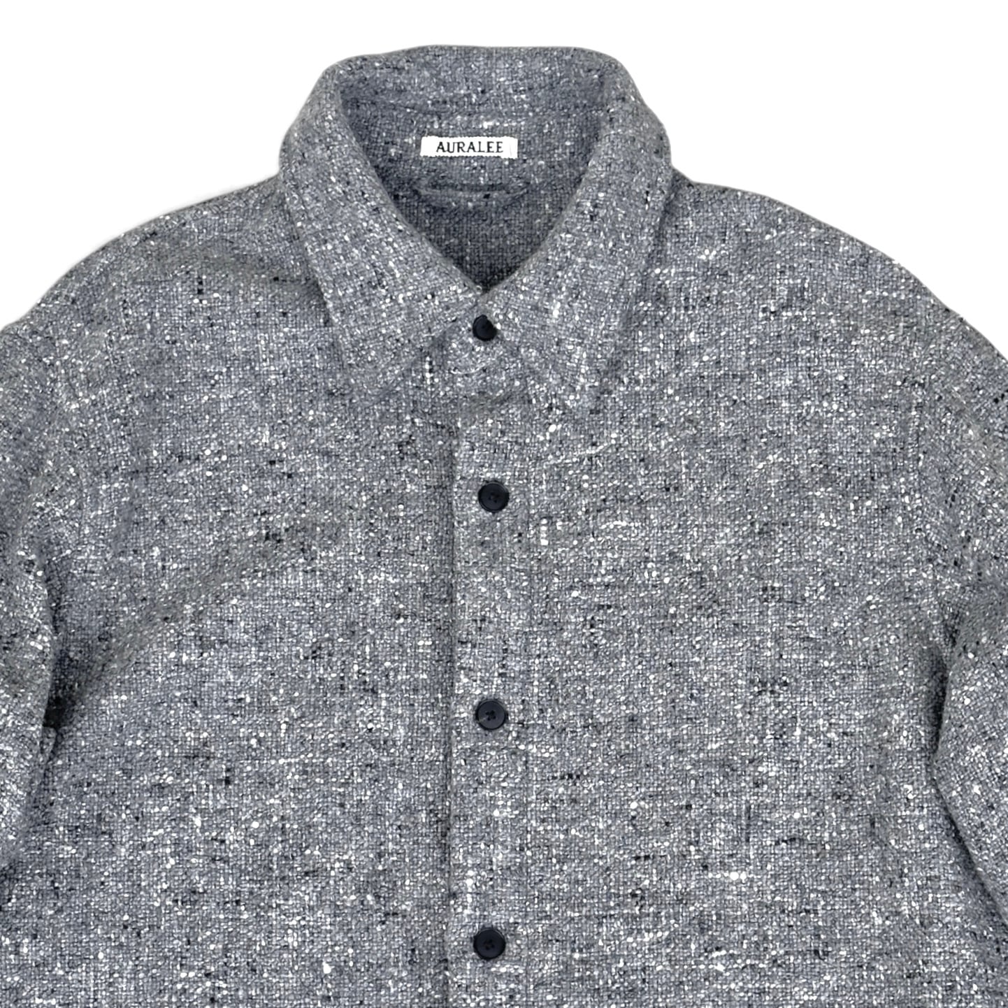AURALEE  [HOMESPUN TWEED SHIRT BLOUSON]
