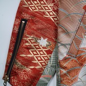 【RJK-M_001】再構築リメイク着物ライダースジャケット KIMONO RIDERS JACKET
