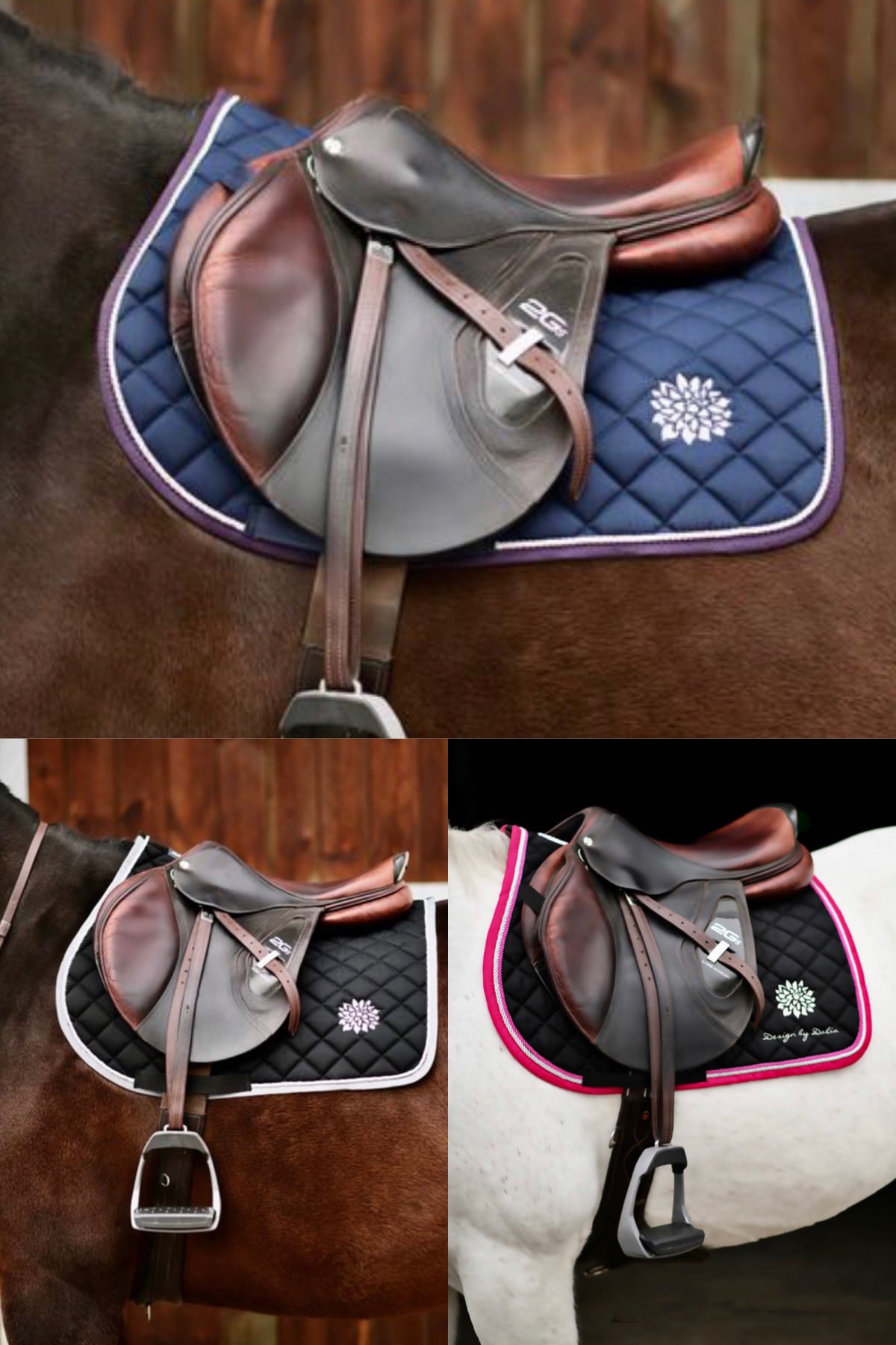 フローラル vestrumゼッケン ヴェストラム乗馬 障害馬術 美品 - 通販