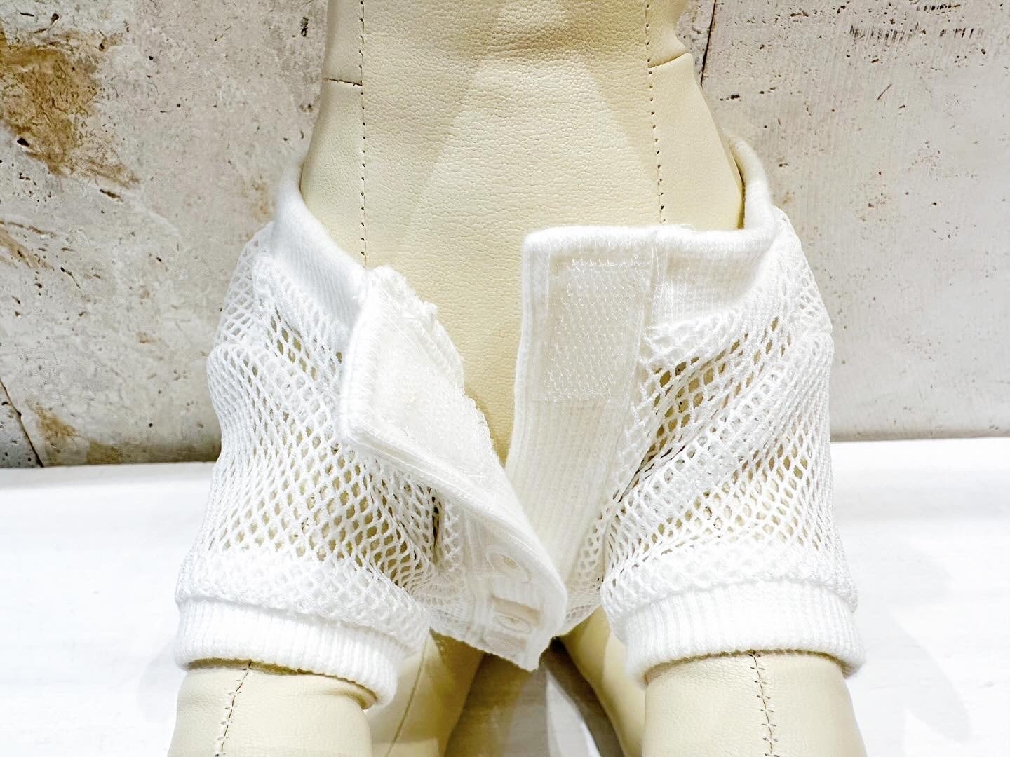 ワッペンメッシュカーディガン | DENIM ROSE