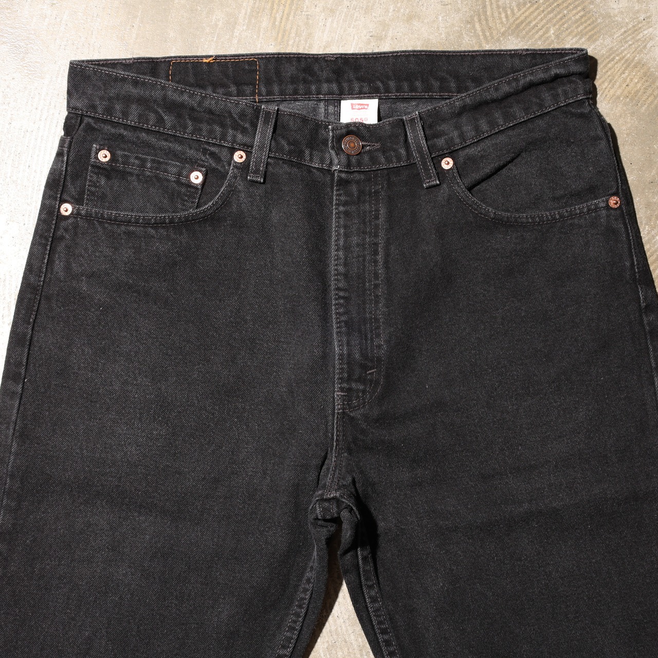 美品 34×30 Levi’s 505 USA 97年 サルファー ブラック デニム パンツ リーバイス