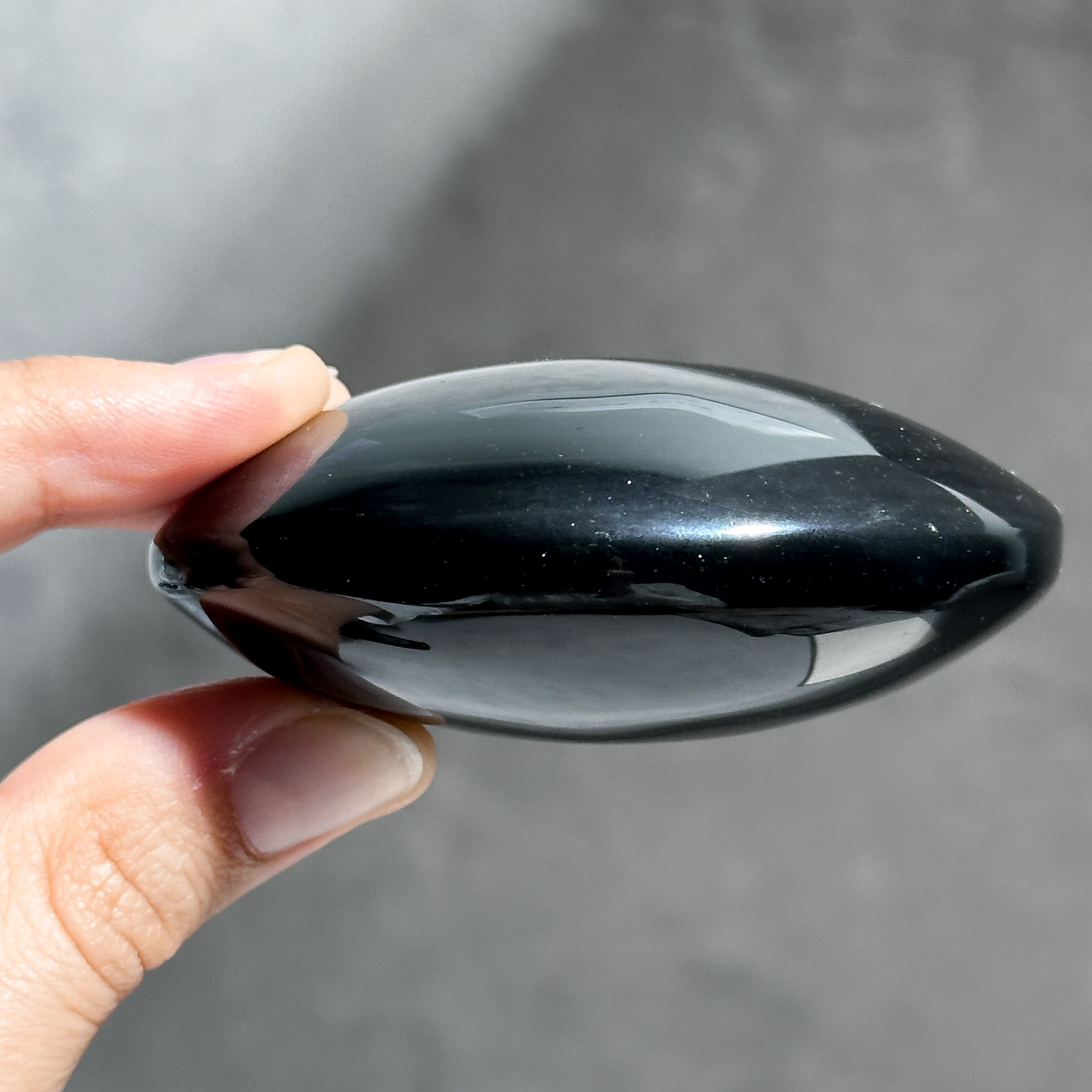 レインボーオブシディアン パーム45◇ Rainbow obsidian