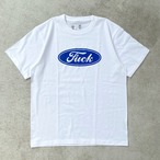 RIVERSIDE BASE 『BlueOval F**K』T-SHIRTS / WHITE