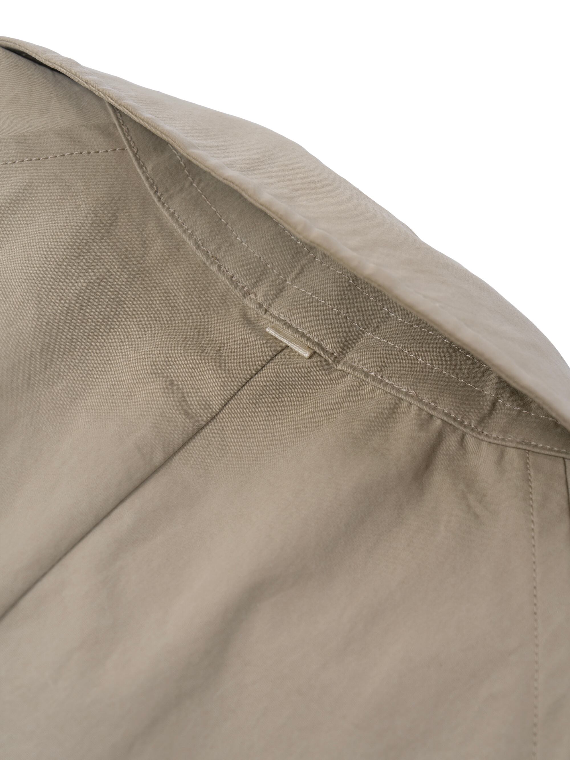 Cotton Bal Collar Over Coat (beige) | OVY