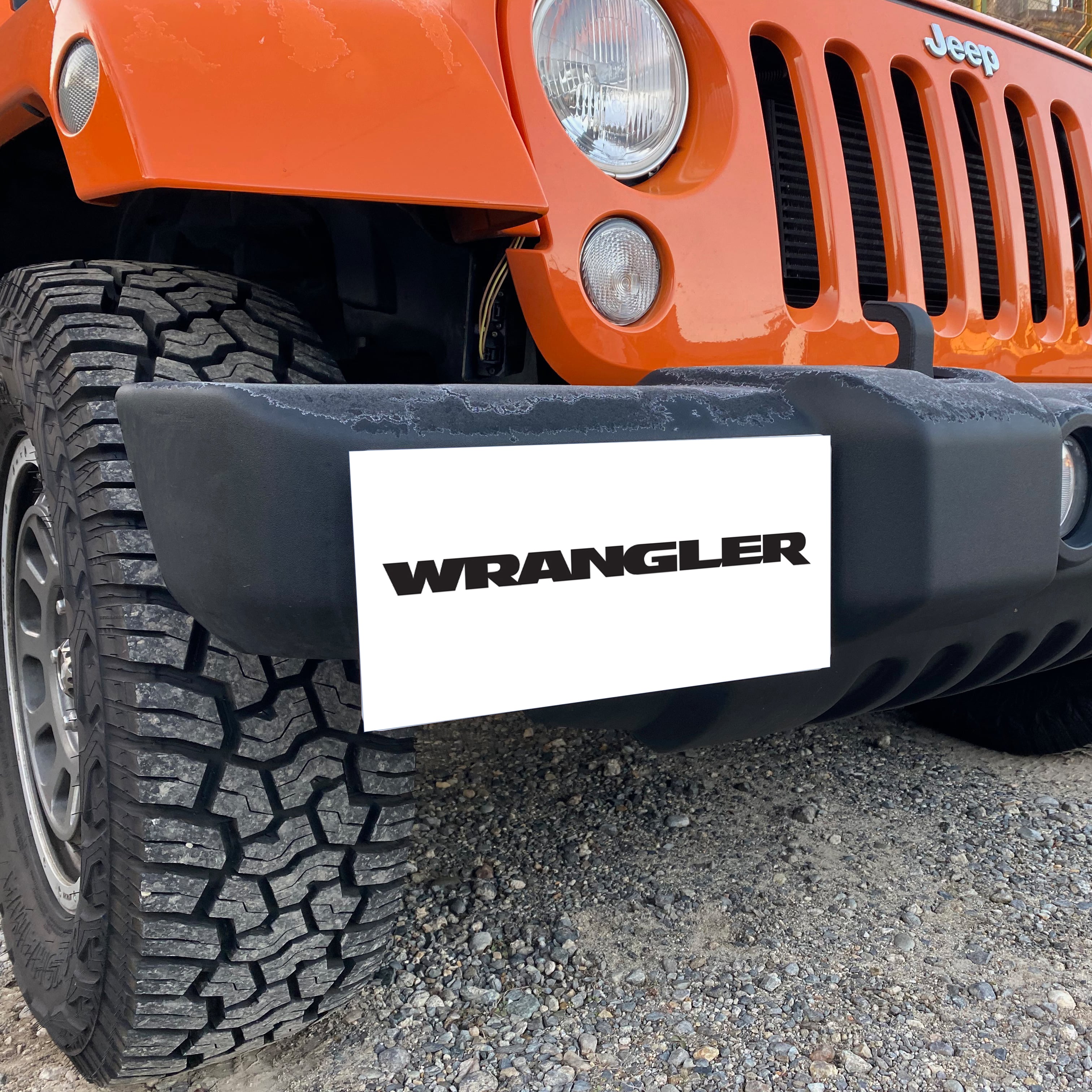 撮影用ナンバープレート隠し Jeep Wrangler ジープ ラングラー