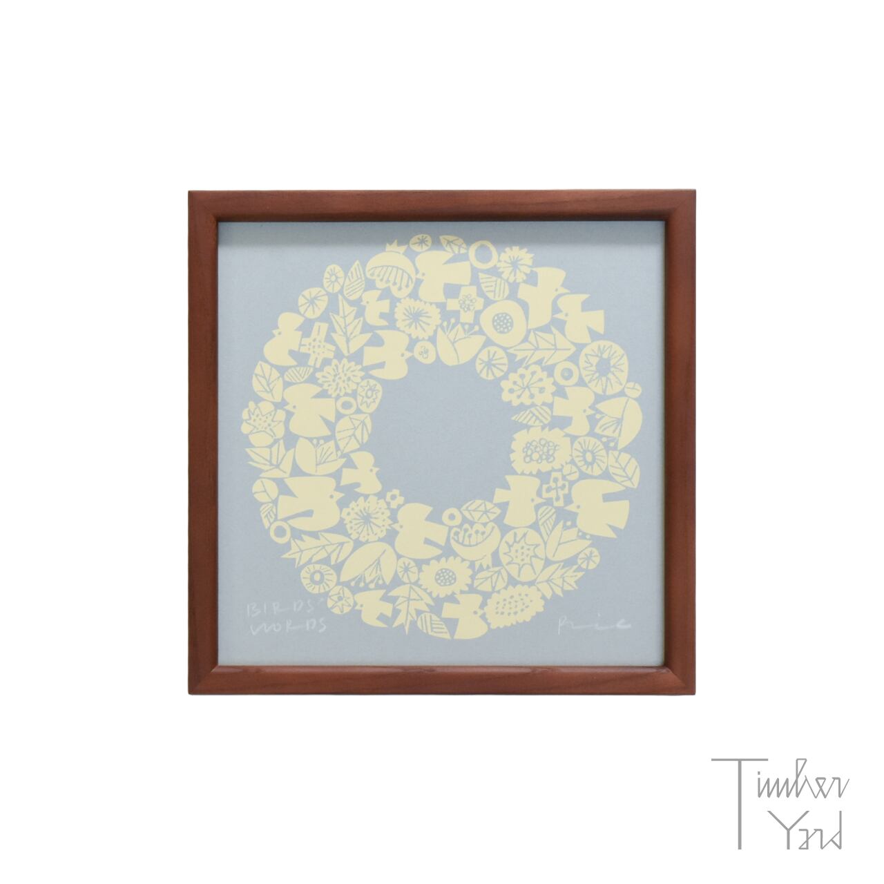 SILK SCREEN 20 / WREATH / シルクスクリーン / リース / 正方形