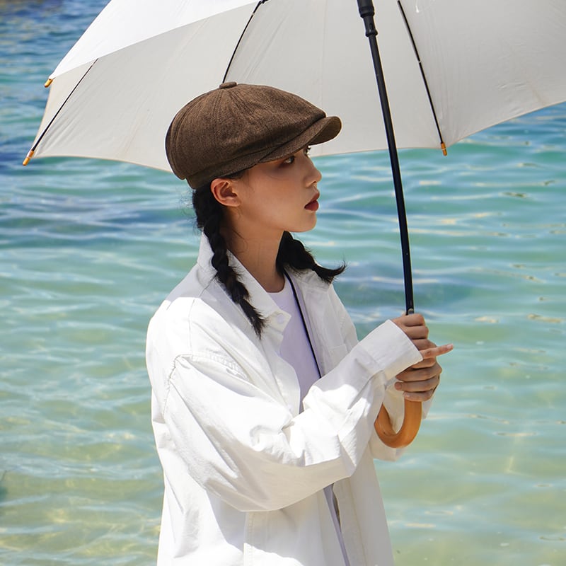 Tumulus： ese レトロ 文芸 八角帽子 男女兼用 英国風キャスケット