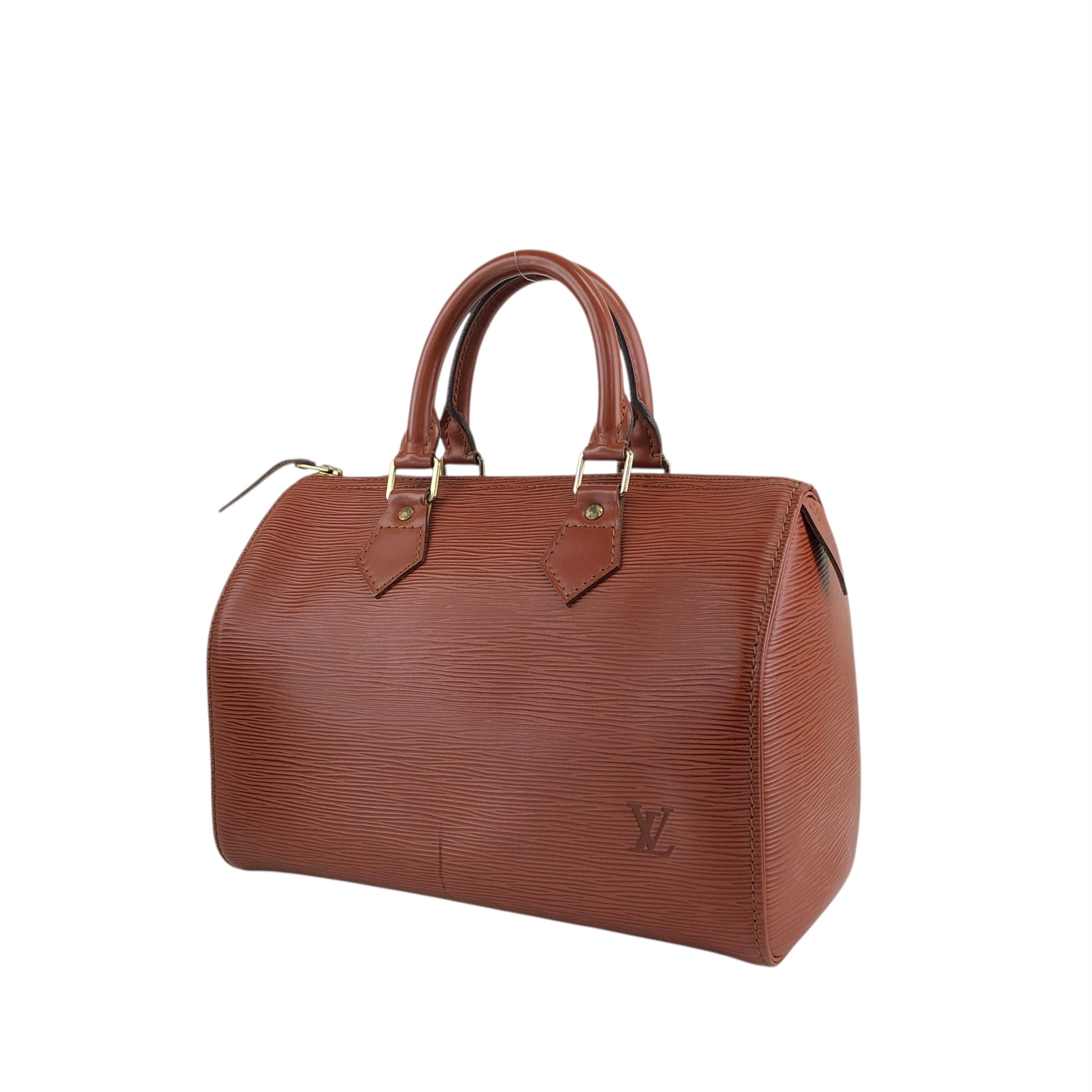 ルイビトン　エピレザーボストンバッグ　W38㎝　美品 LOUIS VUITTON ルイヴィトン エピ ハンドバッグ ブラウン レザー