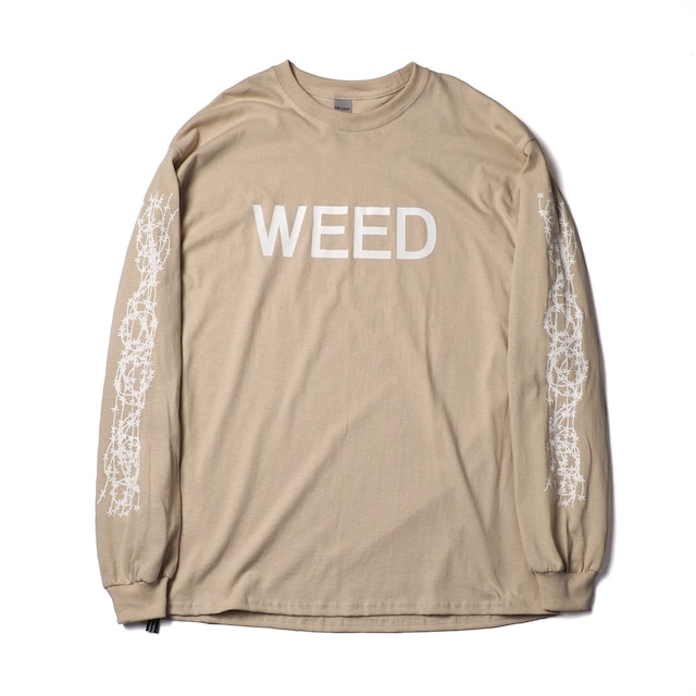 bassandme 6oz L/S "WEED WIRE" TYPE-DOUBLE SLEEVE PRINT