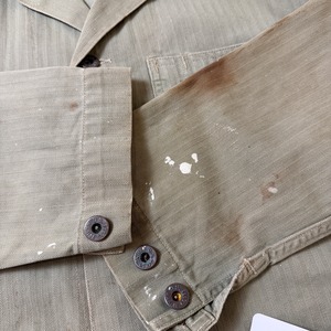 40's P-41 (First half) HBT Shirt Jacket USMC 40年代 前期 アメリカ軍 ヘリンボーン シャツ ジャケット ミリタリー ヴィンテージ ビンテージ  TT2026-0031