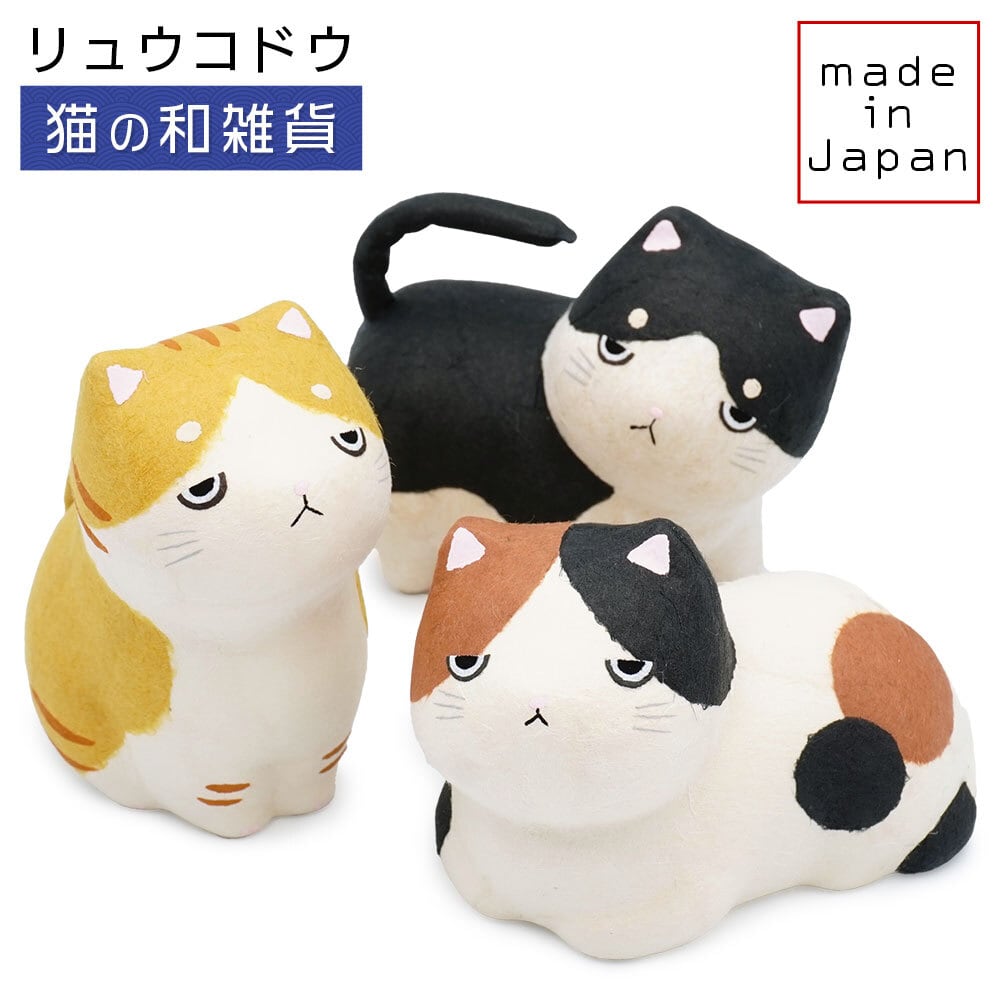 リュウコドウ（龍虎堂）ぽてりひな2人（麻の葉）桜几帳付 和雑貨