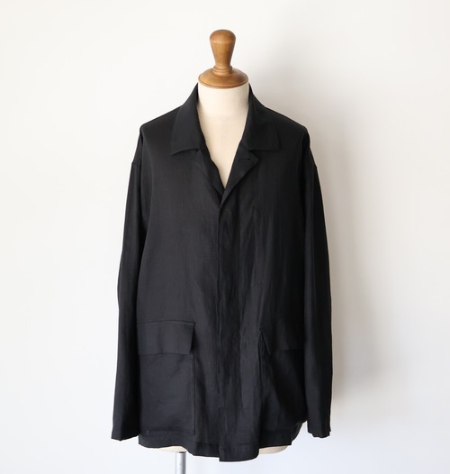 STILL BY HAND “ Linen Cover-all  ( BLACK )”