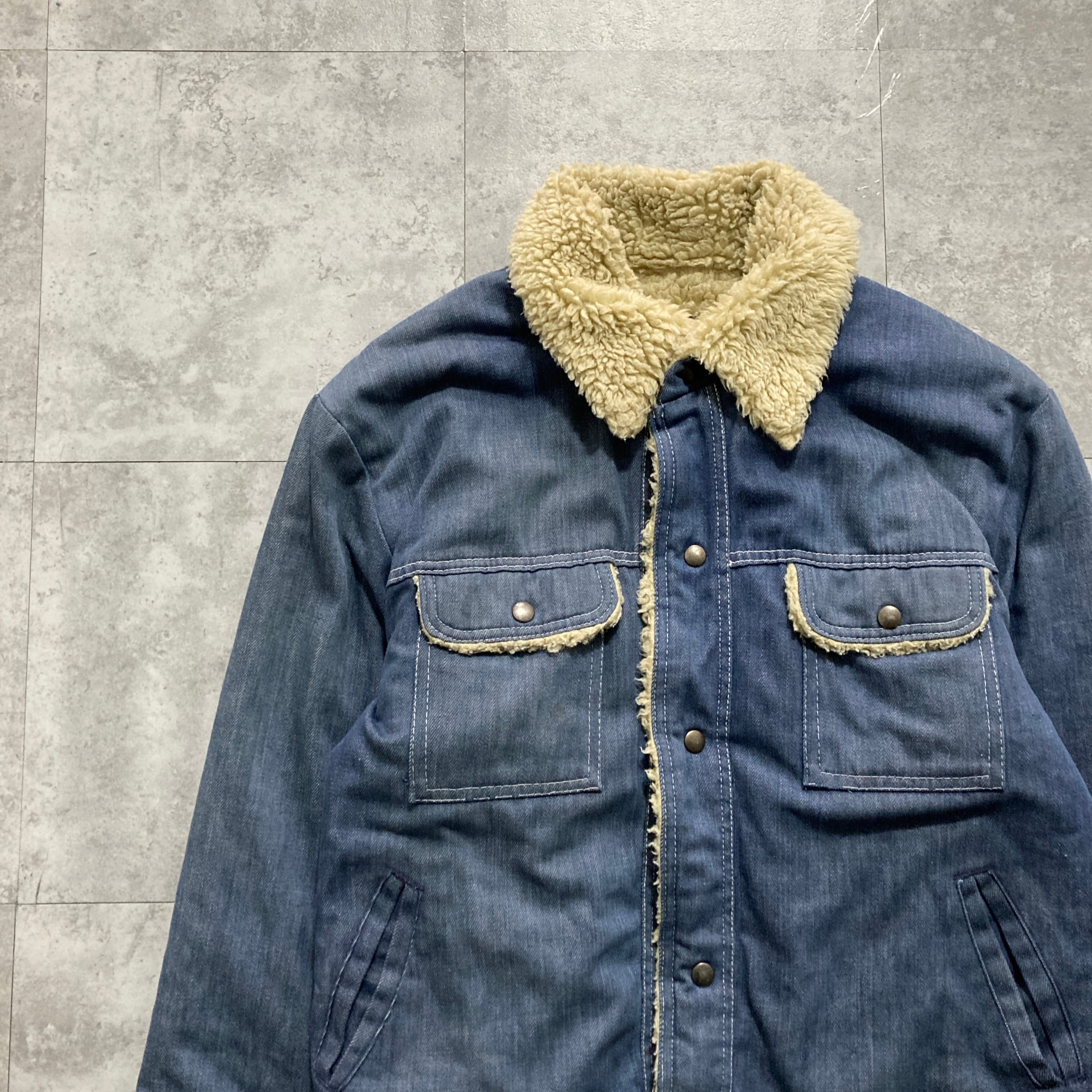 Key IMPERIAL 70s 80s ビンテージ カバーオール ジャケット 70s-80s】Key IMPERIAL キーインペリアル ブランケット付き 襟