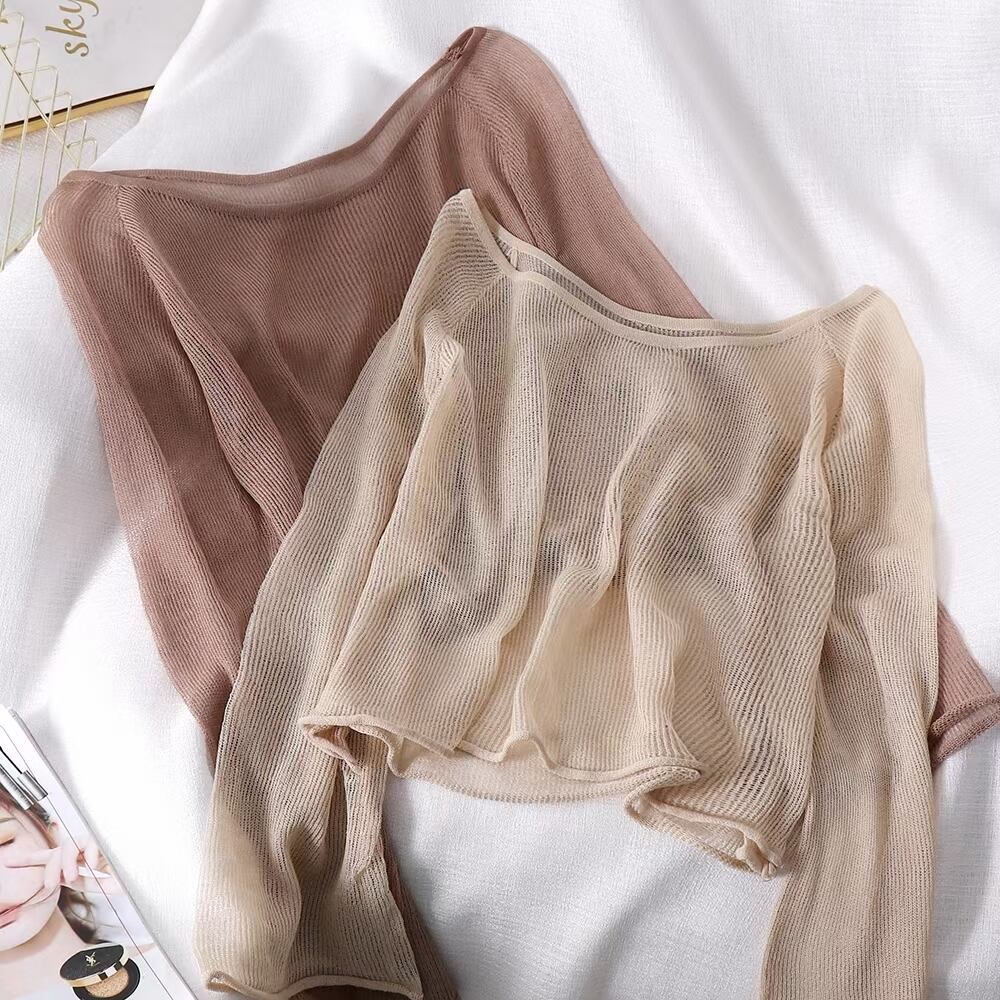 クロップド シースルーカットソー　 AJ−4Z4039-103