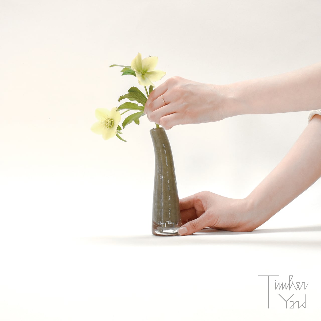 Grass S / グラヴィエ / H16cm / 手吹きガラス / グラス