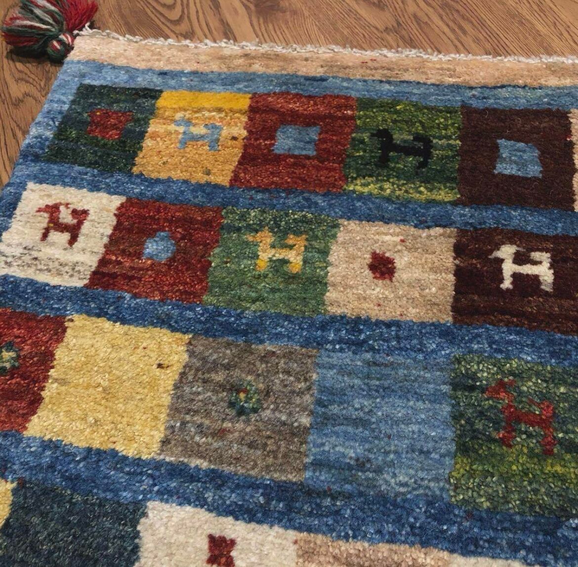 ペルシャギャッベ (ギャベ) 玄関マット No:GP-122 | A's Rug（エーズラグ）