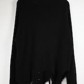 Leh / GANKO別注×damage waffle L/S sweater