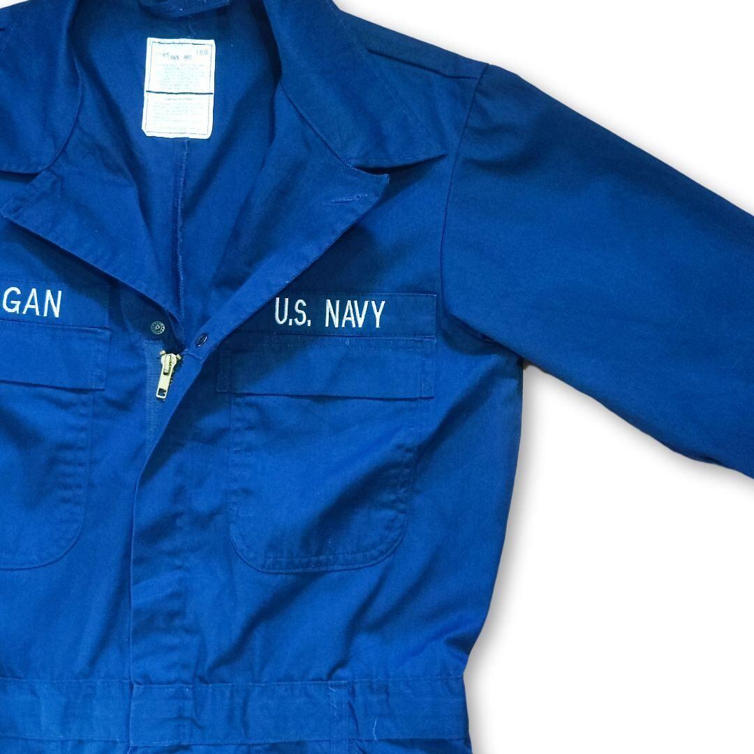 128 USNAVY アメリカ海軍 つなぎ 古着 作業着 ミリタリー 作業服 | PAY ID