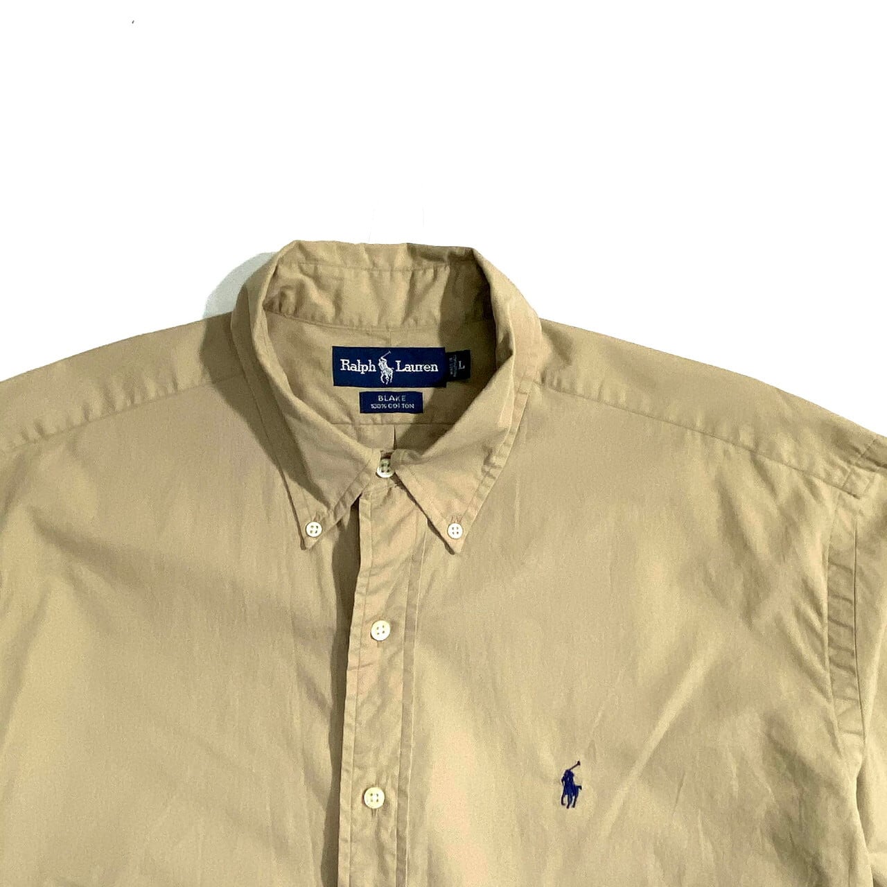 RALPH LAUREN ラルフローレン 半袖ボタンダウンシャツ B.Dシャツ