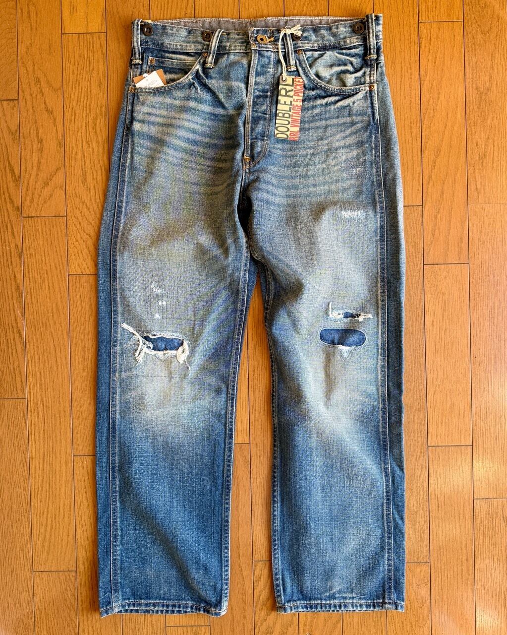 新品 RRL アメリカ製 ビンテージ加工デニム 31-30 | Room Style Store