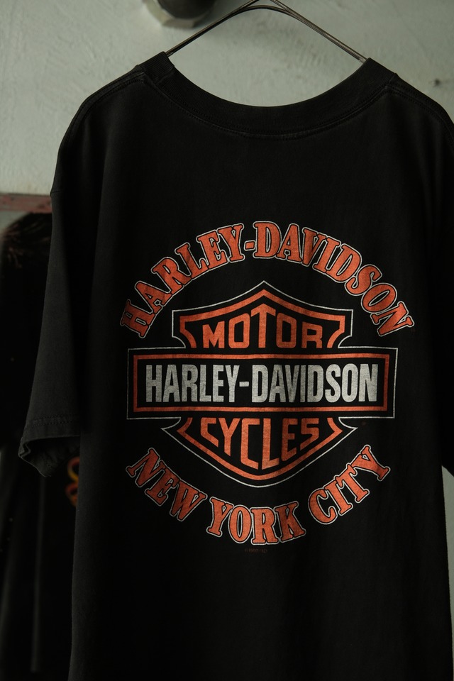 Utah／90's "Harley-Davidson" print t-shirt