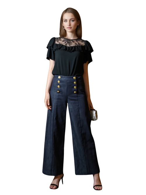 デニム マリンパンツ