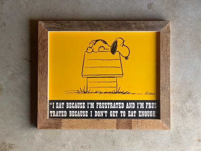 60s PEANUTS DATE BOOK POSTER FRAMING【13】