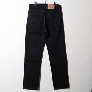 極美品 34×32 505-0260 USA 98年 サルファーブラックデニムパンツ Levi’s リーバイス 黒