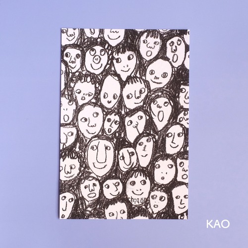 【CHIQON】postcard「KAO」
