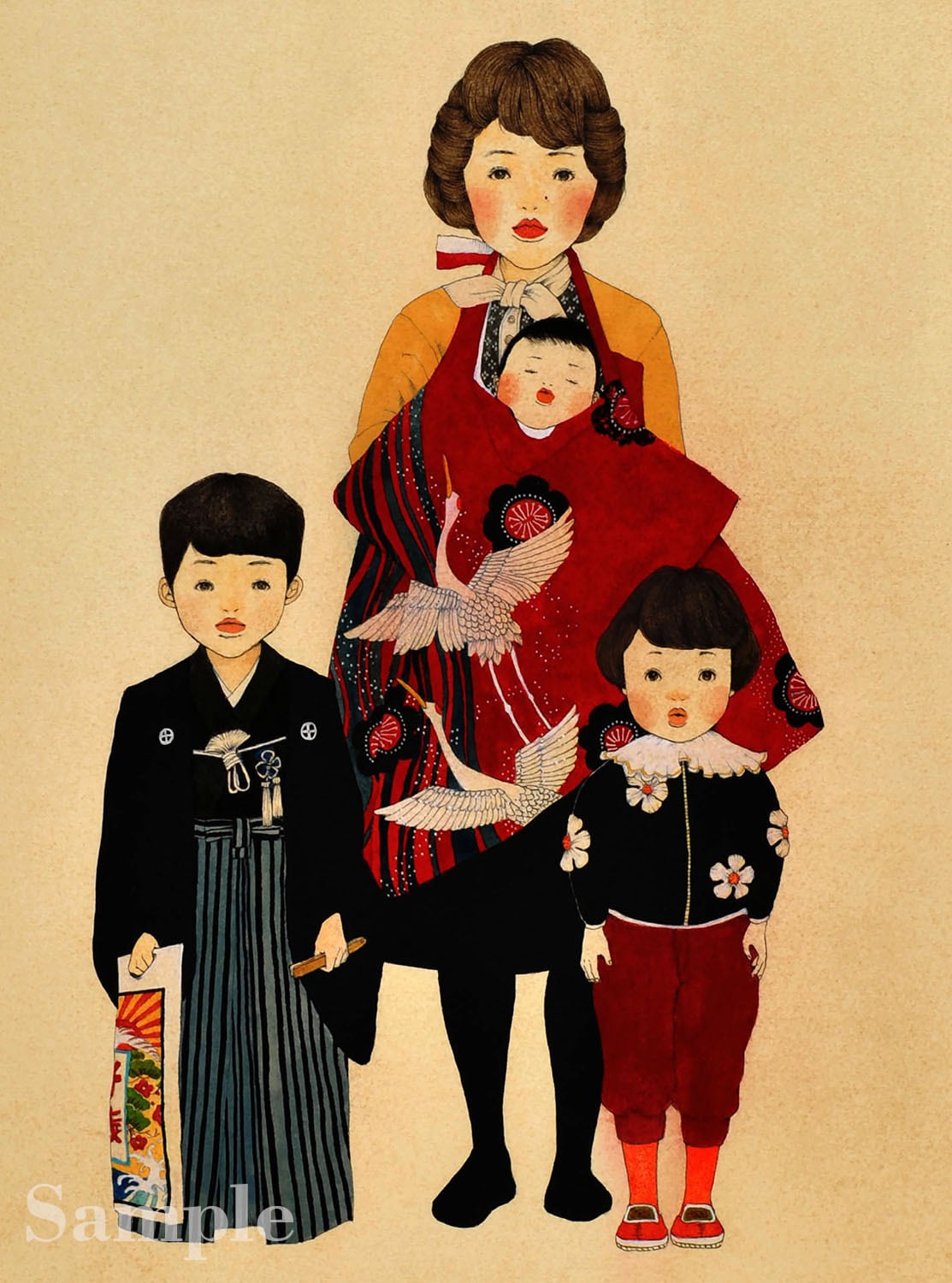 井上直久『雪浄き夜』版画 | ART SPACE