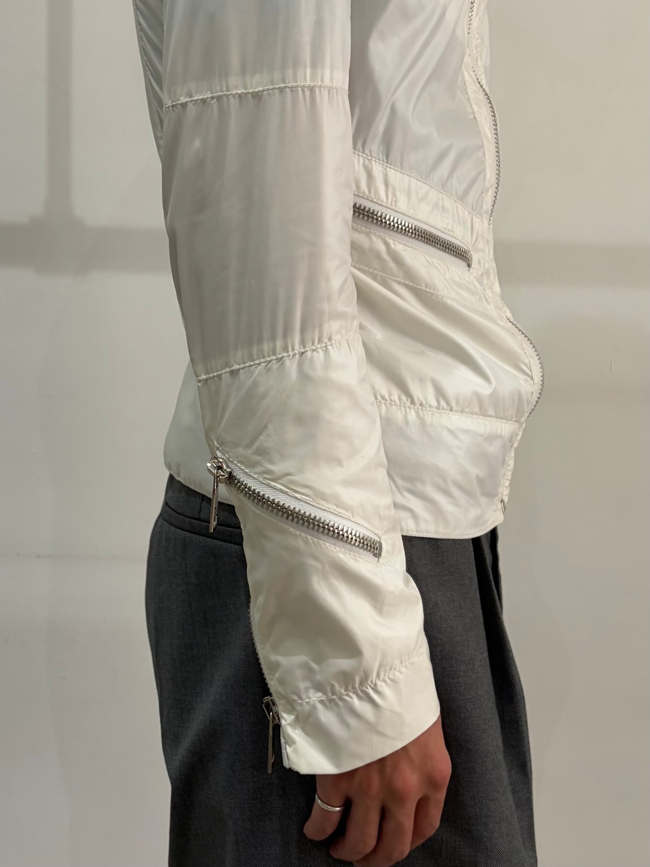 【DOLCE&GABBANA】zip up nylon blouson