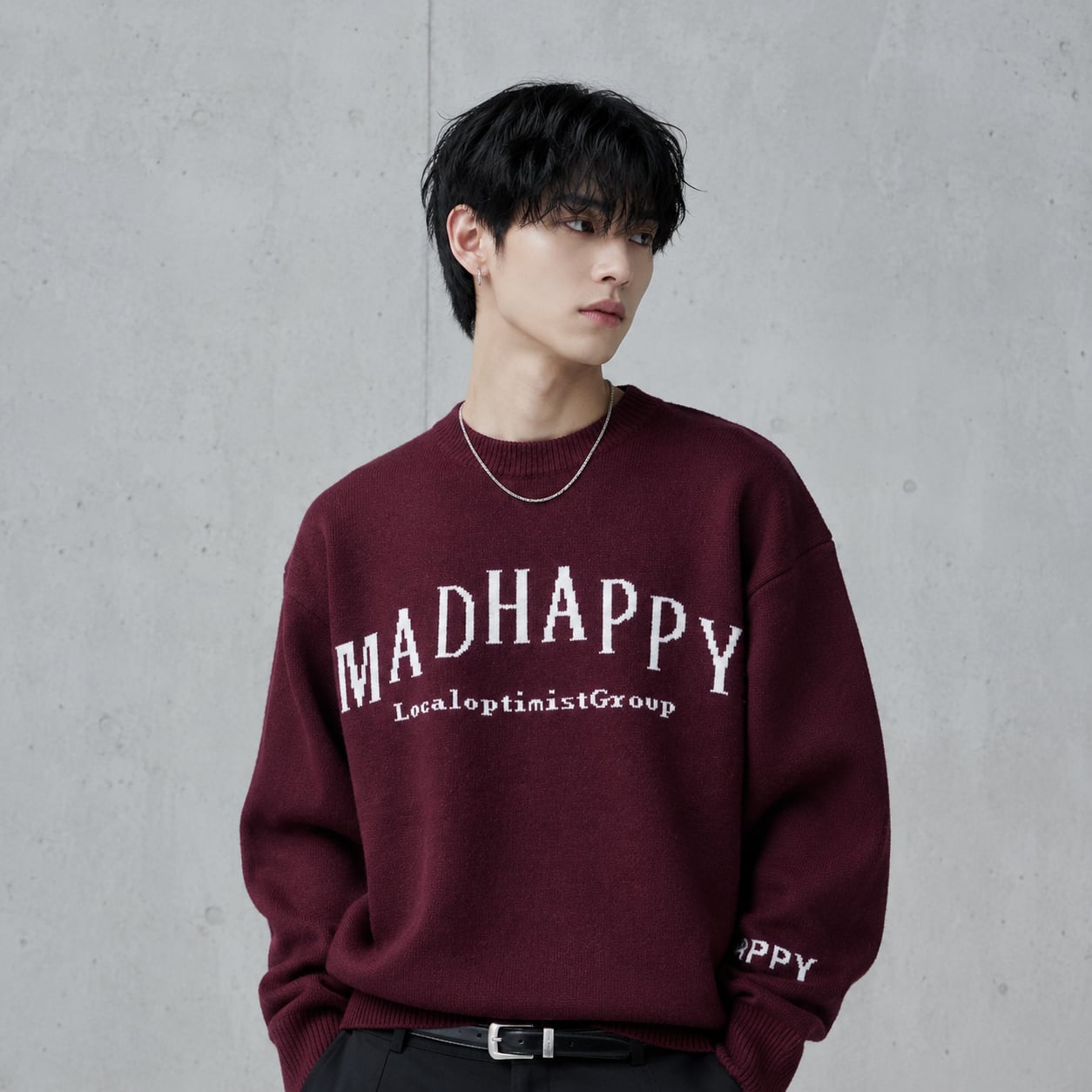 Center Logo Pullover Knit 0010