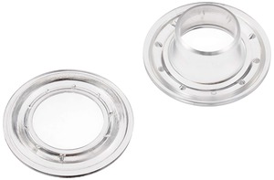 【特価処分】TRUSCO(トラスコ) 両面ハトメ プラスチック製 10MM 20組入り