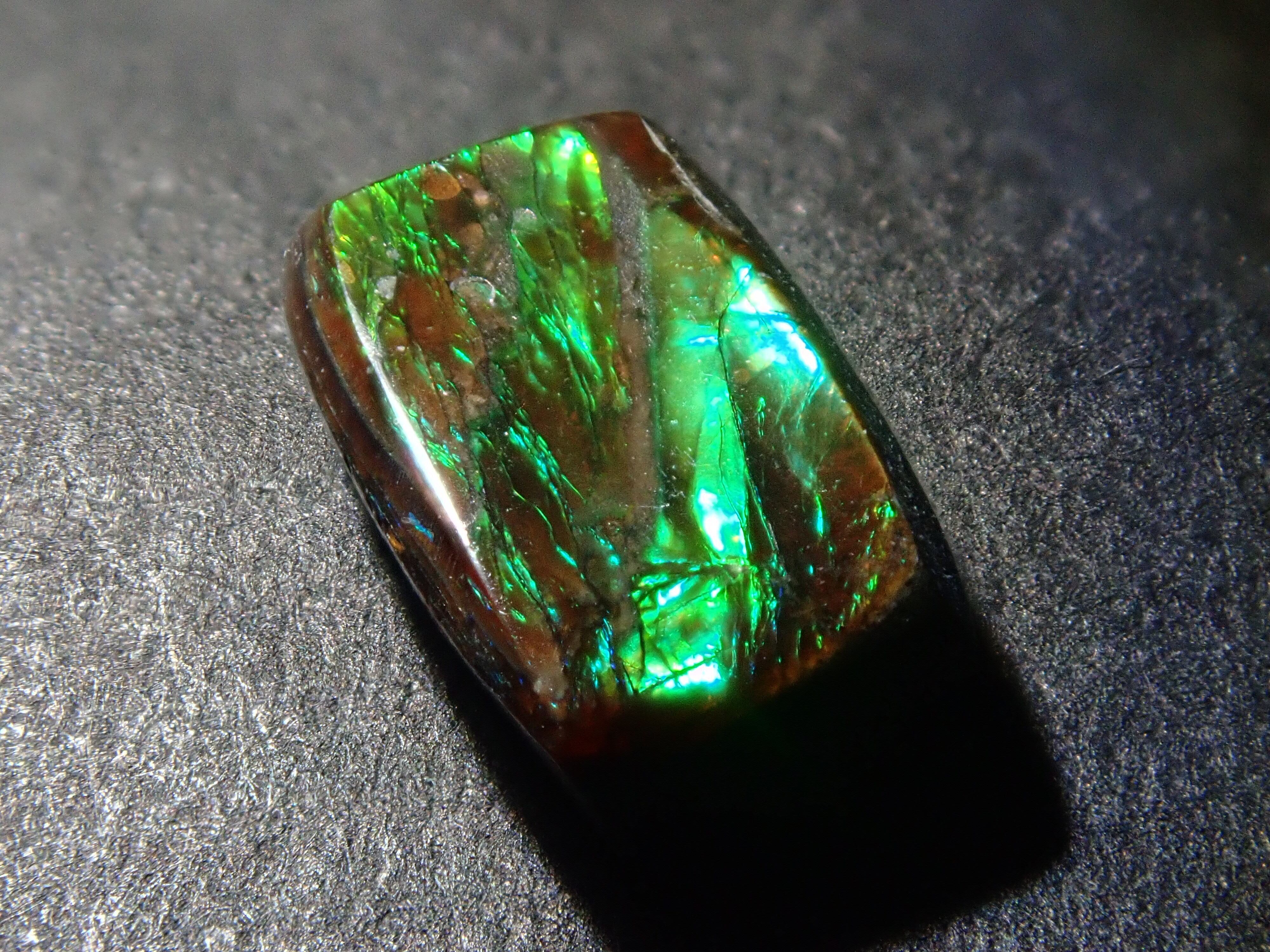 カナダ産アンモライト 0.991ct