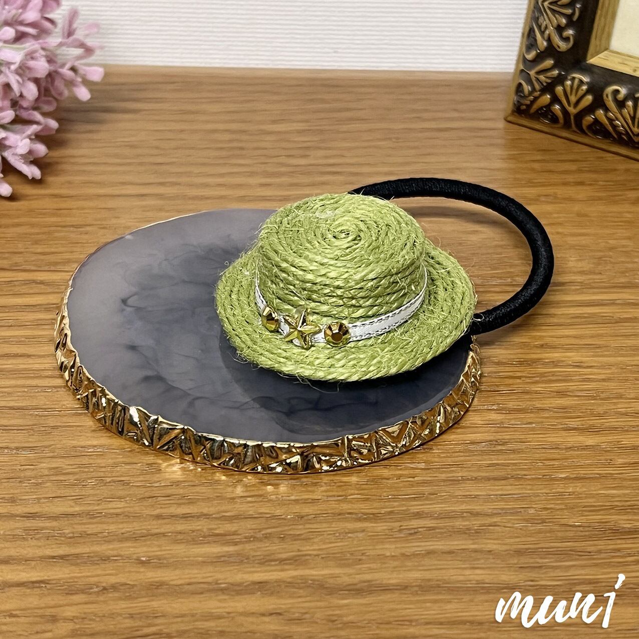 全4種］☆販売再開&追加☆ 麦わら帽子風ヘアゴム | mun1'