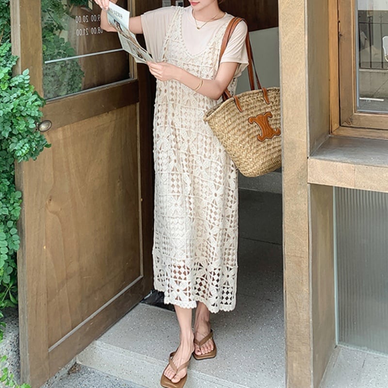 ワンピース piggy ヨークピンクワンピースセット | ボークス公式 ドルフィーオンラインストア