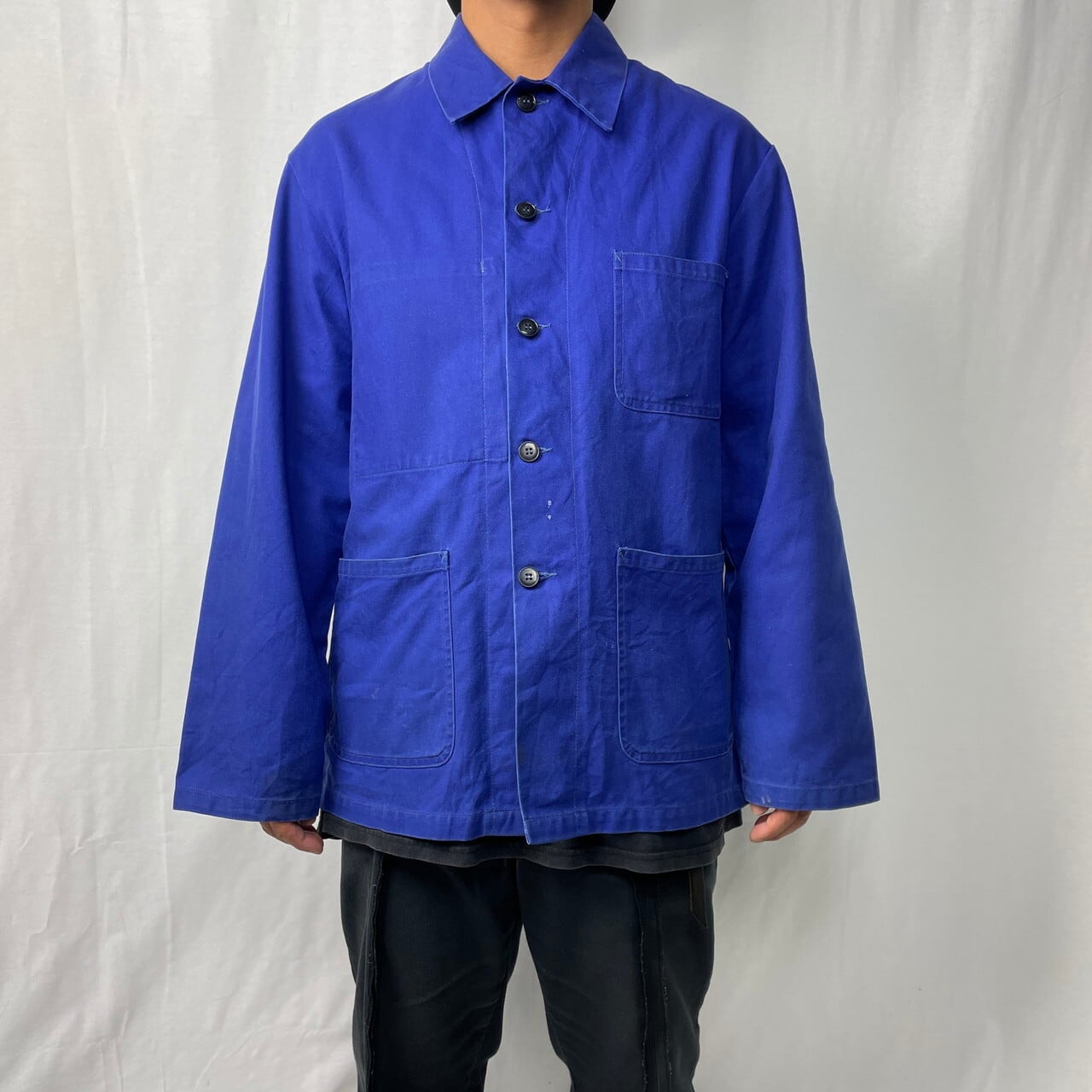 90年代〜 ODON DELCROIX フレンチワークジャケット メンズL相当