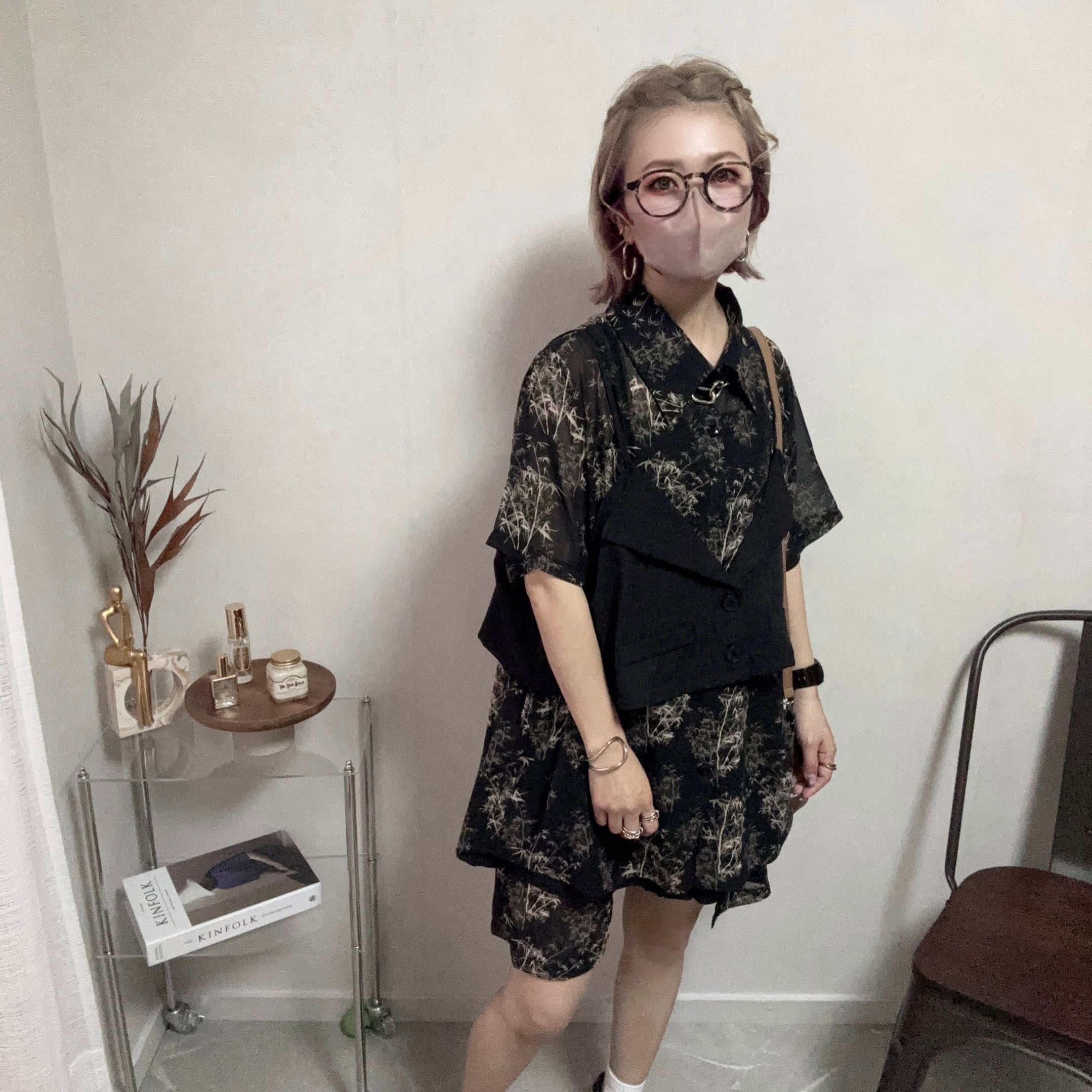 bustier docking sheer botanical setup