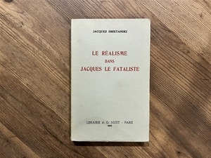 【PV181】Le réalisme dans Jacques le fataliste / display book