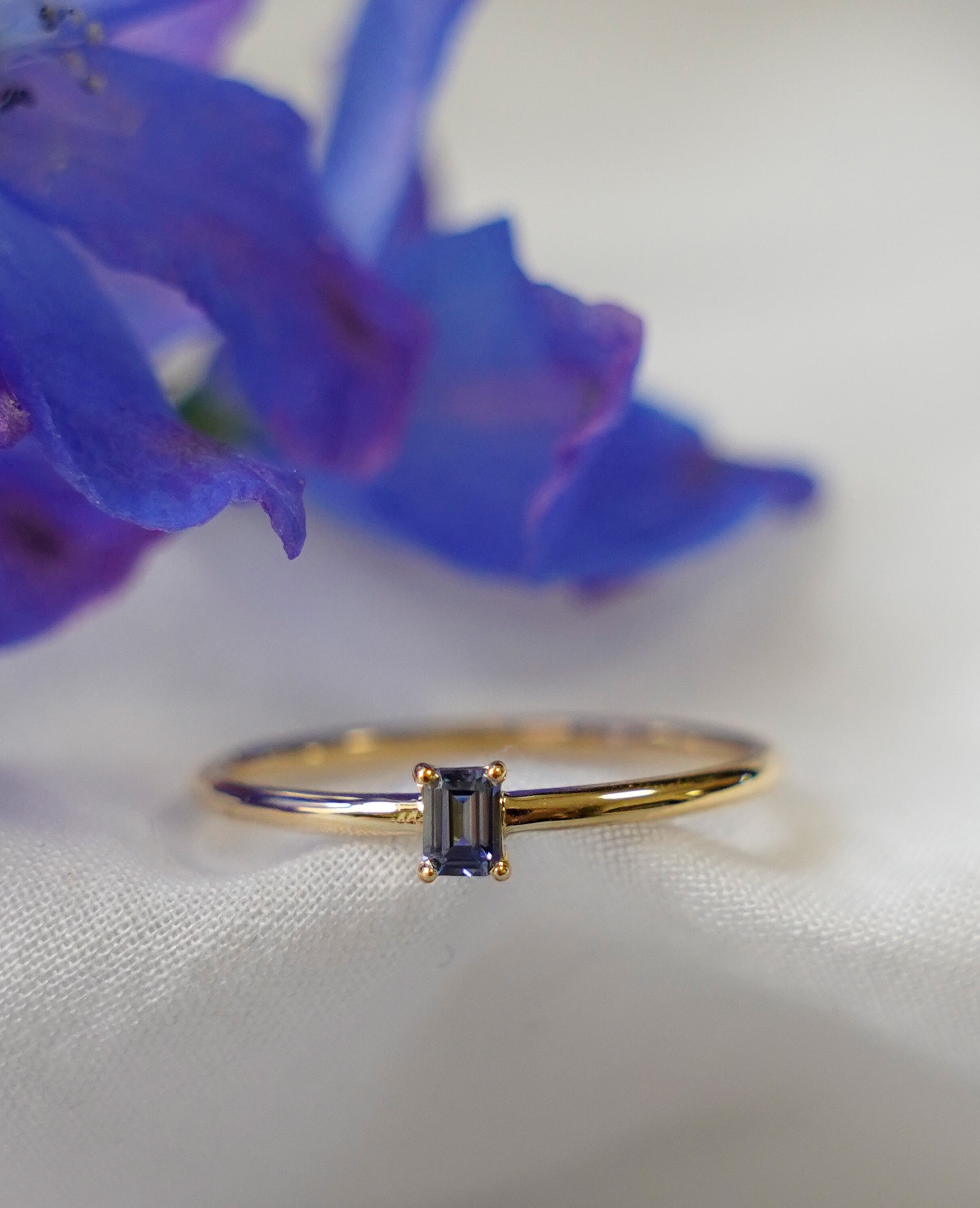 K18）Benitoite (ベニトアイト）Ring | Thalatta