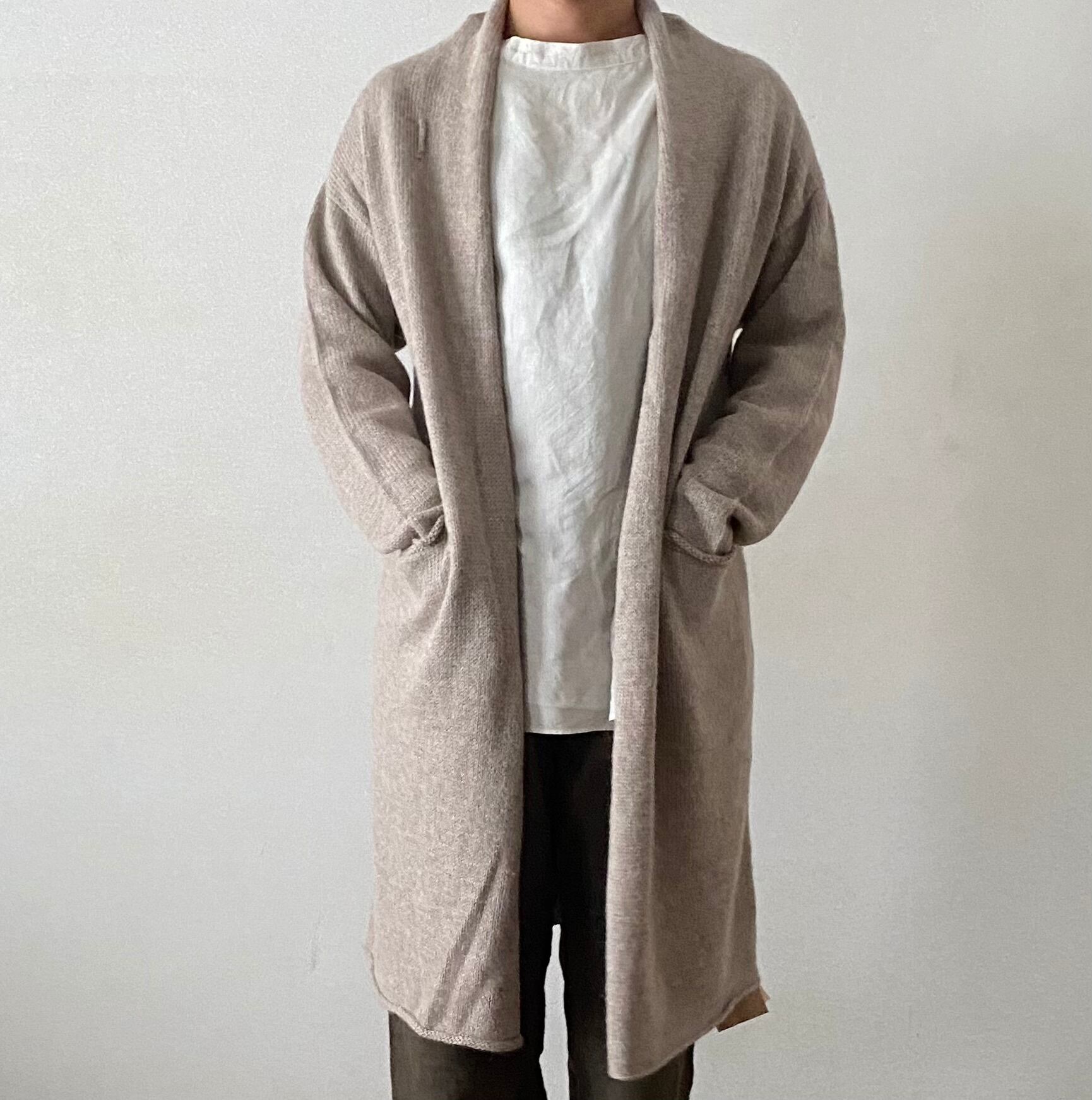 PUENTE アルパカ ロングニットコート