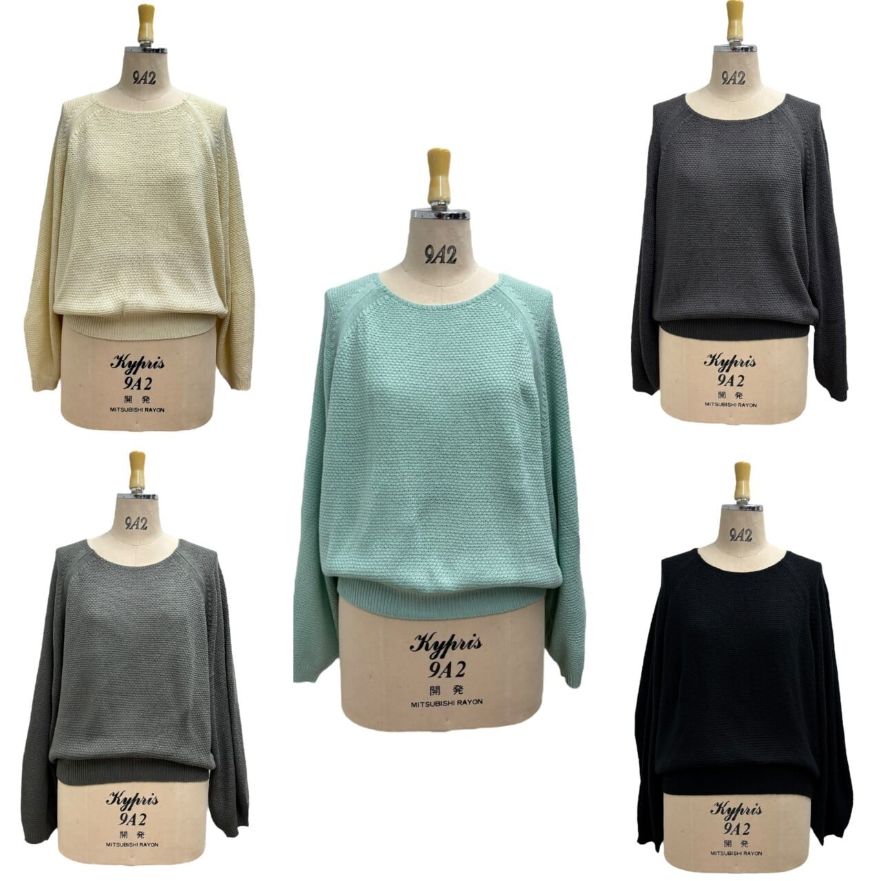 SALE【ayane】ラーベン編みラグランニット 816320 アヤン | red earth