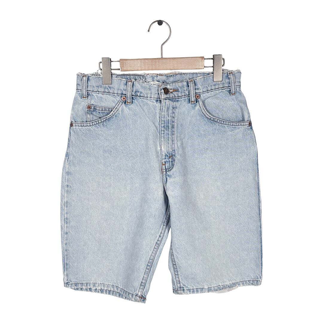 90s リーバイス 550 メキシコ製 アイスブルー デニムショーツ リラックスフィット ヴィンテージ ハーフパンツ Levis サイズW31相当 EA0356